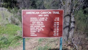 American Canyon Trailhead