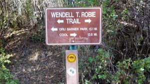 Wendell Robie Trail Marker