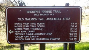 Brown's Ravine Trail Head