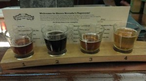 Left to Right: Double-headed Ruthless Rye, Ovila Quad, Fungoo, French Saison
