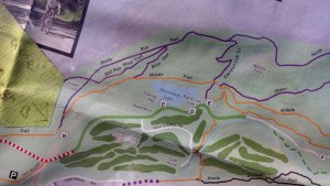 Upper Bidwell Park Trailhead Map